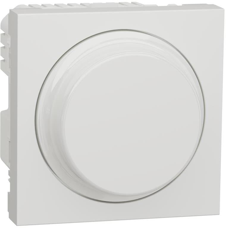 Димер ротативен R=5-200W C=5-150VA LED=5-100W 2 мод. Антибактериален Unica SE, SCHNEIDER ELECTRIC, NU351420