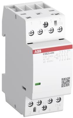 Модулен контактор ESB 25A 4NO 24ac/dc 2 мод. ABB, 1SAE231111R0140
