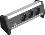 Модул DESK 1 с 3х Шуко, цвят Черен, Bachmann, BACHMANN, B902.0048