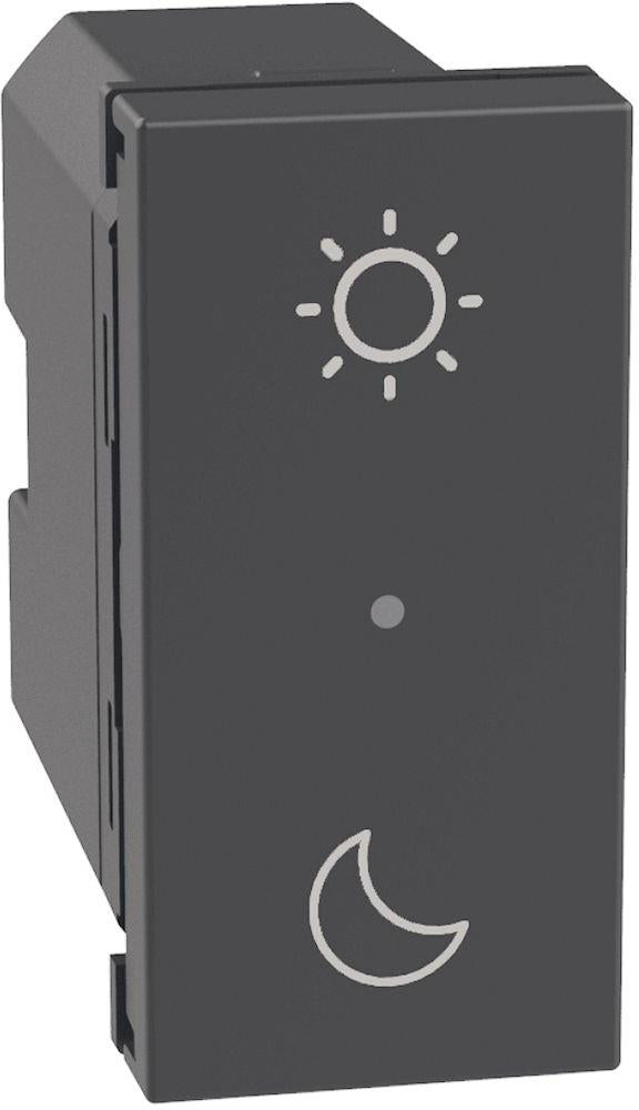 Сценариен ключ "Събуждам се/Заспивам" БЕЗжичен 1 мод. Smart с Netatmo цвят Графит Light Now Bticino, NETATMO с LEGRAND & BTICINO, YD4574CWI
