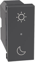 Сценариен ключ "Събуждам се/Заспивам" БЕЗжичен 1 мод. Smart с Netatmo цвят Графит Light Now Bticino, NETATMO с LEGRAND & BTICINO, YD4574CWI