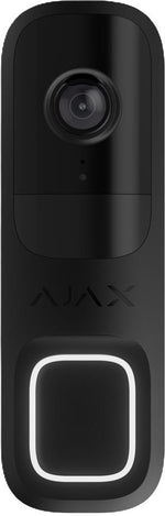 Видео бутон Wi-Fi с датчик за движение PIR, черен, Doorbell Ajax, AJAX, 66391.125.BL1