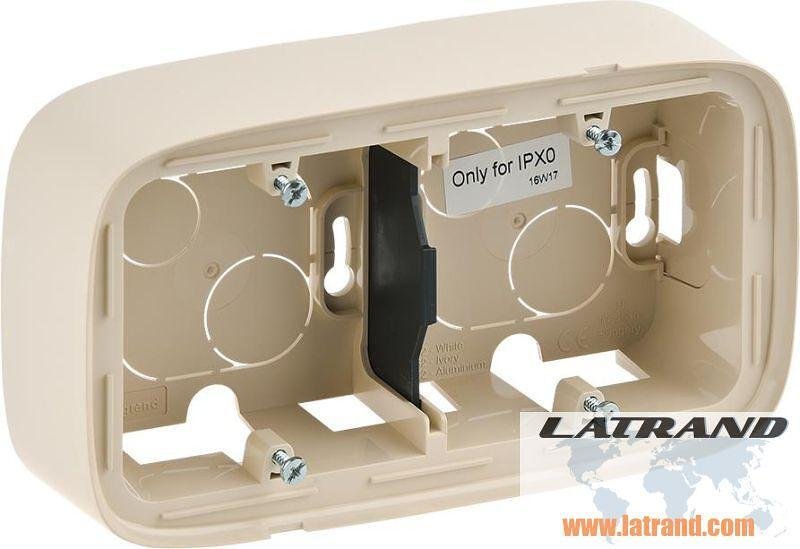 Двойна конзола за открит монтаж цвят Крем Valena Allure Legrand - 755562