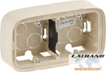 Двойна конзола за открит монтаж цвят Крем Valena Allure Legrand - 755562