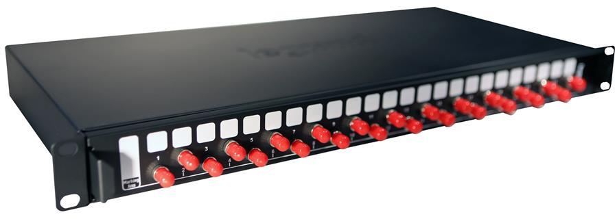 Панел 19" 1U 24x ST MM зареден LCS3 Legrand, LEGRAND, 32163
