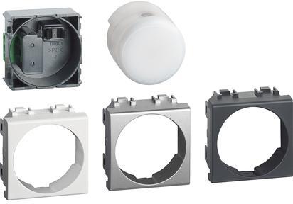 Изваждаема и презареждаща LED лампа 0,4W 230V 2 мод. LL Bticino, BTICINO, LN4380N