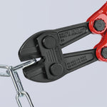 Ножици за рязане на арматура, синьо-червена ръкохватка 460мм, Knipex - K7172460