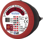 Тестер за контакт шуко CAT II 300Vac, ДТЗ 30mA, LED и LCD, Testavit Schuki 1 Testboy, TESTBOY, 4028532200077