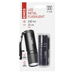 Фенерче LED 100lm 15м 35ч батерии 3× AAA алуминий IP43 EMOS, P3894
