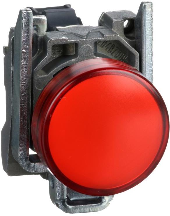 Сигнална лампа LED сглобена червена 24Vac/dc Ø22mm XB4 SE, SCHNEIDER ELECTRIC НИСКО НАПРЕЖЕНИЕ, XB4BVB4