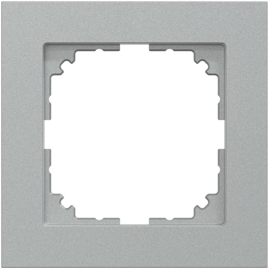 Рамка 1х цвят Алуминий, M-Pure System M Merten SE, SCHNEIDER ELECTRIC, MEG4010-3660