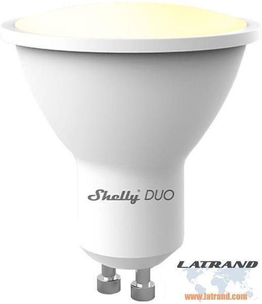 Лампа LED 4.8W 2700-6500K GU10 PAR16 475lm 35° димируема 30000h Shelly Duo - 262290, ShellyDuo(GU10)-WW/CW