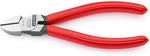 Клещи диагонални резачки, червена ръкохватка 140мм, Knipex - K7001140
