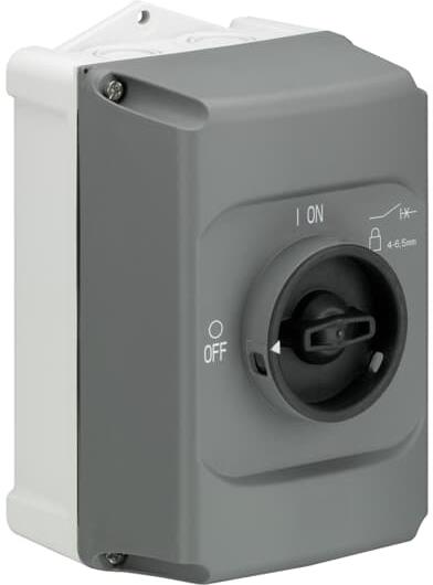 Кутия IB132-G за моторен пускател MS116 IP65 ABB, 1SAM201911R1010