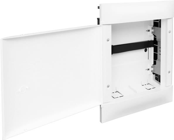 Табло МУЛТИМЕДИЙНО за СКРИТ монтаж LV2 Practibox S с бяла плътна врата Legrand, LEGRAND НИСКО НАПРЕЖЕНИЕ, 135702