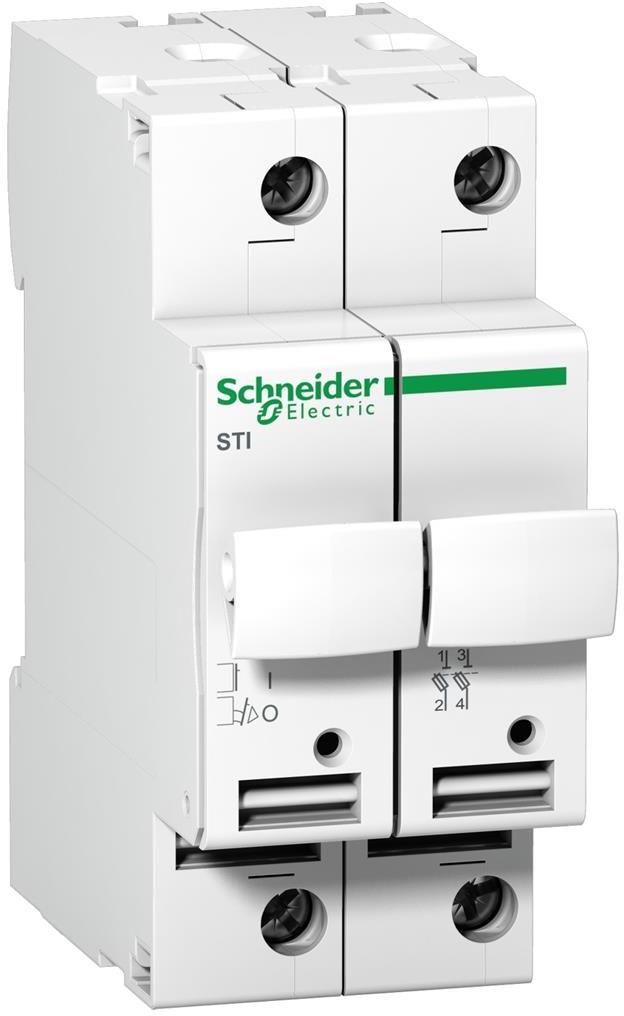 Разединител стопяем предпазител Acti 9 STI 2P 25A 10.3X38 mm SE, SCHNEIDER ELECTRIC НИСКО НАПРЕЖЕНИЕ, A9N15651