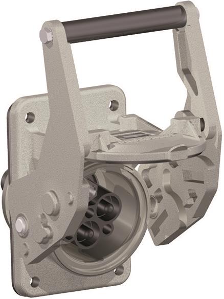 Панелен контакт 3P+Е 370А IP67 1000V серия OPTIMA-METAL Scame, SCAME, 899.AL5DE312