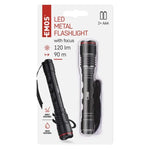Фенерче LED 120lm 90м 7ч батерии 2× AAA алуминий IP44 EMOS, P3113