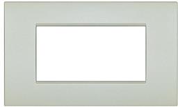 Рамка 4 мод. метална Pearl white AIR LL Bticino , BTICINO, LNC4804PR