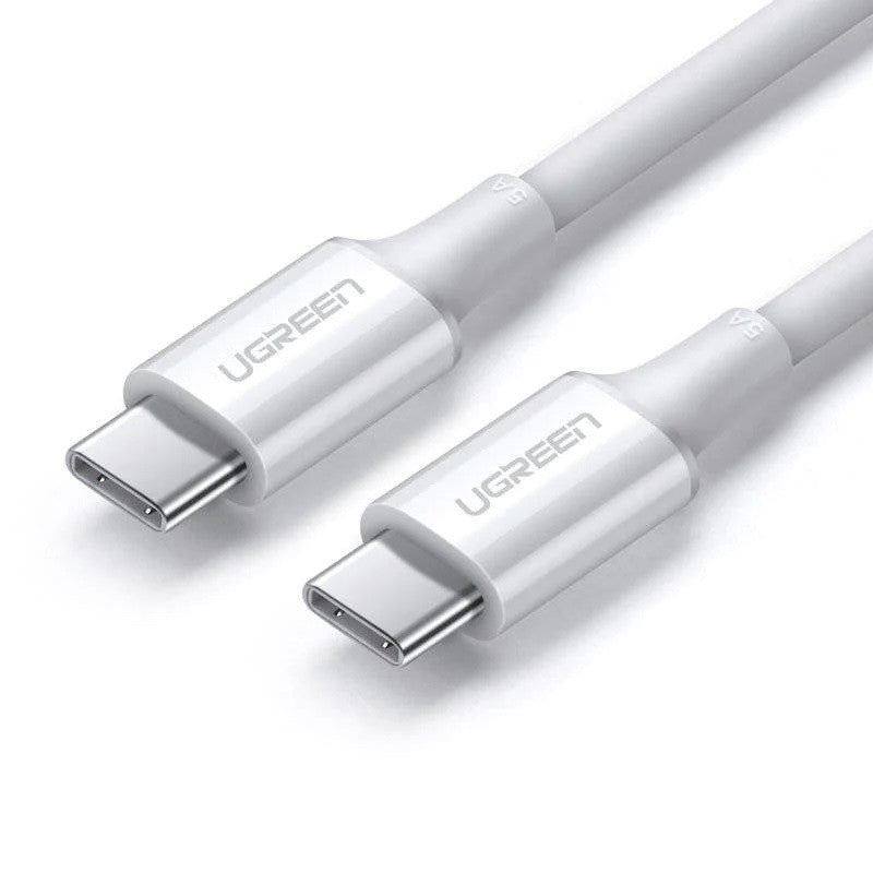 КАБЕЛ USB-C/USB-C 5А,DATA, 2М UGREEN - БЯЛ
