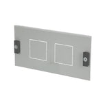 Лицев панел H150 за 2х 72x72 мерители W400 QCM741500 SpEe ABB, 1SZE980090B0010