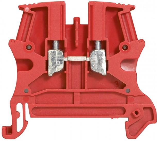 Редова клема ЧЕРВЕНА винтова 2.5мм2 Viking 3 Legrand, LEGRAND НИСКО НАПРЕЖЕНИЕ, 37130
