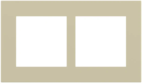 Рамка 2х 60x60 Surface Linea71/20Venti Fenix Beige Luxor EKINEX, EK-S2S-FBL