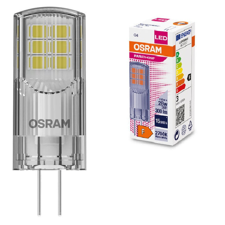 LED ЛАМПА PARATHOM PIN CL 30 non-dim  2,4W/827 G4 LEDVANCE