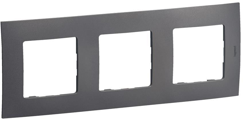 Рамка 3х цвят Сив Niloe New Legrand, LEGRAND, NP113MG