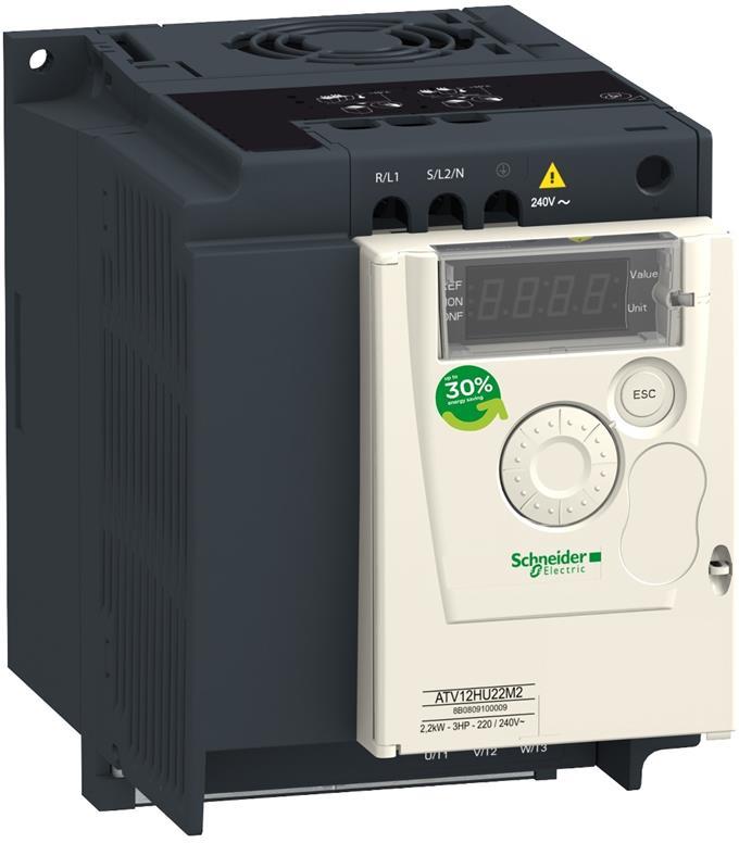 Честотен регулатор 1P 1.5kW ATV12 200...240V IP20 SE, SCHNEIDER ELECTRIC НИСКО НАПРЕЖЕНИЕ, ATV12HU15M2