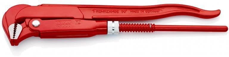 Тръбен ключ 90° 1", червено-фосфатиран, ръкохватка 310мм, Knipex - K8310010
