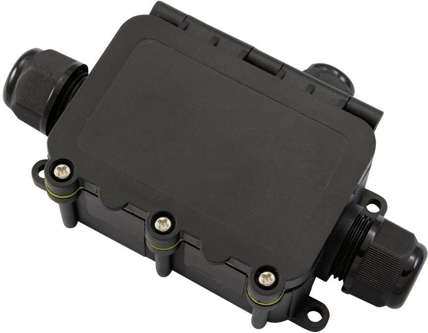 Разклонителна кутия 135x80x40мм IP68, с 3 щуцера Commel, COMMEL, C365-922