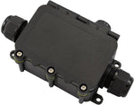 Разклонителна кутия 135x80x40мм IP68, с 3 щуцера Commel, COMMEL, C365-922