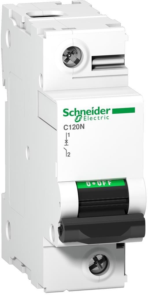 Автоматичен прекъсвач Acti 9 C120N 1P 80A крива C 10kA 1.5 мод. SE, SCHNEIDER ELECTRIC НИСКО НАПРЕЖЕНИЕ, A9N18357