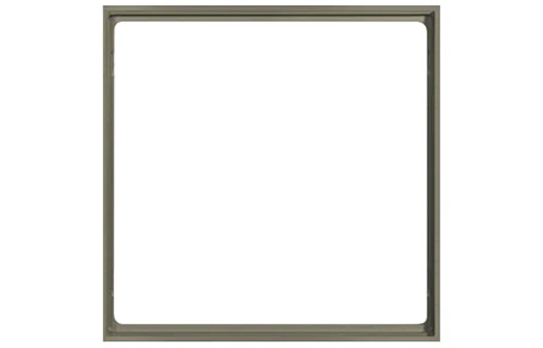 Рамка 1х 80x80 Form FF Metal Nickel EKINEX, EK-FOQ-GBR