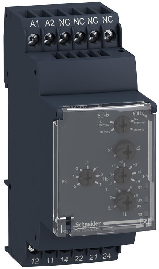 Реле за контрол на честота мин+макс праг, 1c/o 5A, 120…277Vac SE, SCHNEIDER ELECTRIC НИСКО НАПРЕЖЕНИЕ, RM35HZ21FM