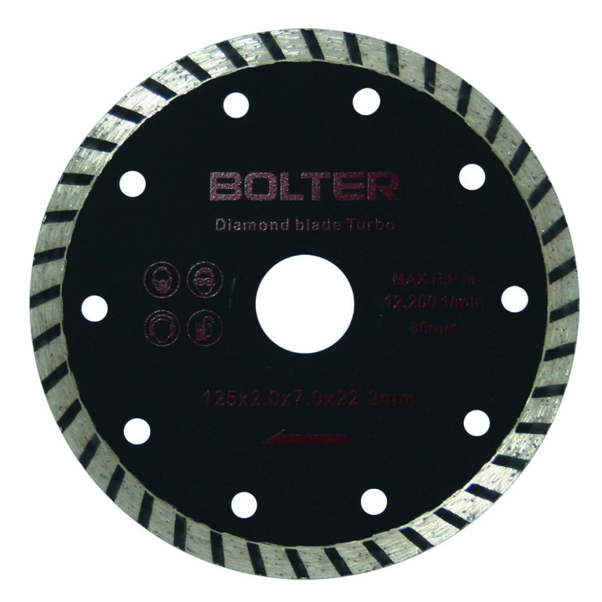 Диск диамантен за строителни материали TURBO 230 mm, XG53155, BOLTER