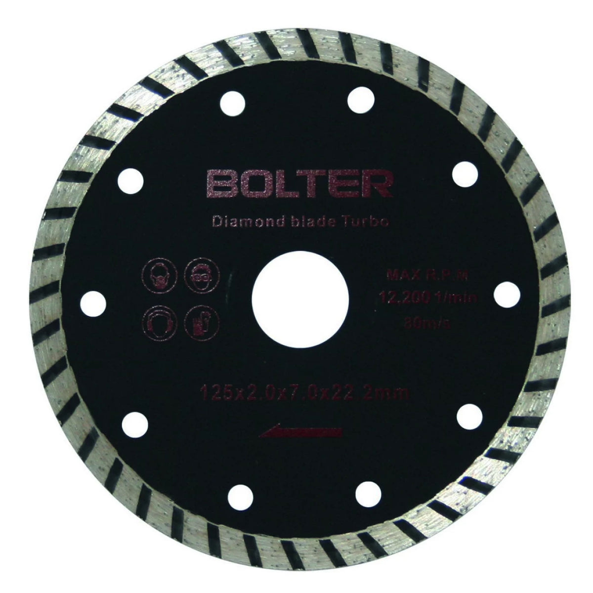Диск диамантен за строителни материали TURBO 230 mm, XG53155, BOLTER