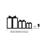 Декорация подарък 15х20х25см LED студена светлина 3 бр. IP20 с таймер FIGURES EMOS, DCFC10