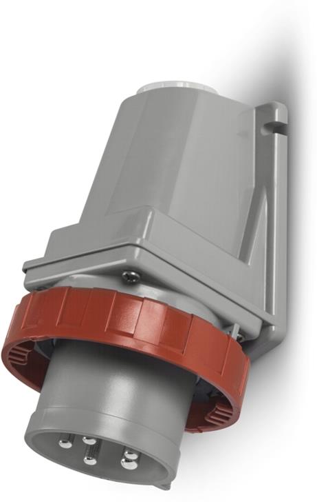 Промишлен щепсел 3P+N+Е 16A 346-415V IP67/69, 6h с реверс серия Optima за открит монтаж Scame, SCAME, 245.1697RV