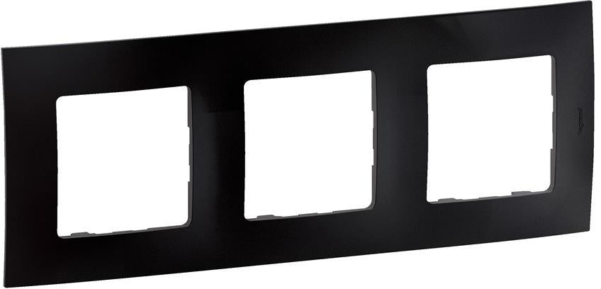 Рамка 3х цвят Черен Niloe New Legrand, LEGRAND, NP113BK