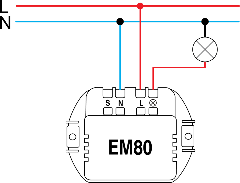 Ключ безконтактен 10A 2 мод. Modul TEM, EM80GW