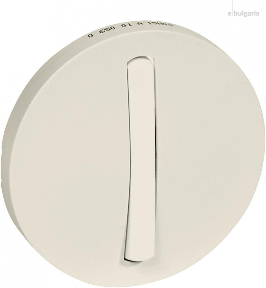 Лицев панел за ключ Slim цвят крем Celiane Legrand, LEGRAND, 66297