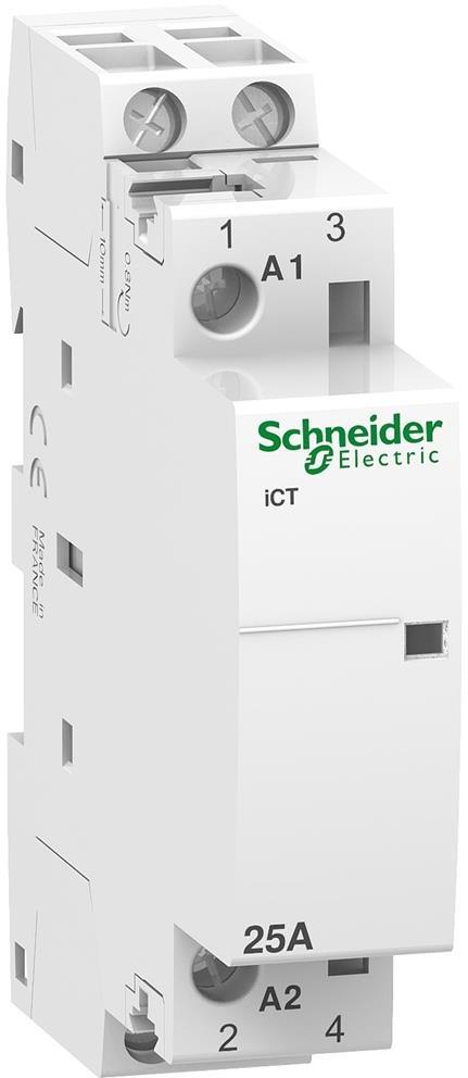 Модулен контактор Acti 9 iCT 25A 2NO 24Vac 1 мод. SE, SCHNEIDER ELECTRIC НИСКО НАПРЕЖЕНИЕ, A9C20132