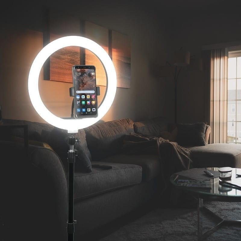 LED селфи ринг с трипод 160 см,подходящ за продуктова фотография,професионален грим,видео чат и YouTubers, TikTok и други, Latrans, XD210