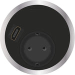 Модул Port El с 1х Шуко и HDMI, цвят Черен, ABL, ABL Сърбия, 2F20F1B4