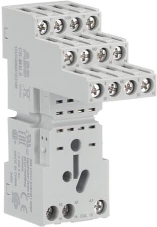 Основа CR-M4LS стандартна с цокъл за интерфейсно реле CR-M ABB, 1SVR405651R3100
