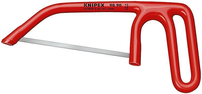 Ножовка, VDE 1000V гумирана червена ръкохватка 240мм, Knipex - K9890