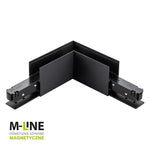 Конектор за магнитни релси за външен монтаж, хоризонтален M-LINE, черен, DPM, MTL-S-HL-B