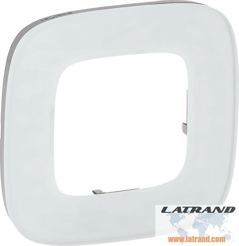 Рамка 1х цвят Бяло стъкло Valena Allure Legrand - 755541